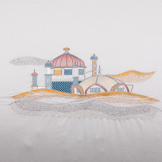 多喜爱 大美新疆西域系列全棉四件套 喀什印象 【精美刺绣】【宽边工艺】【芬纳诺抗菌】【礼盒包装】 商品图2