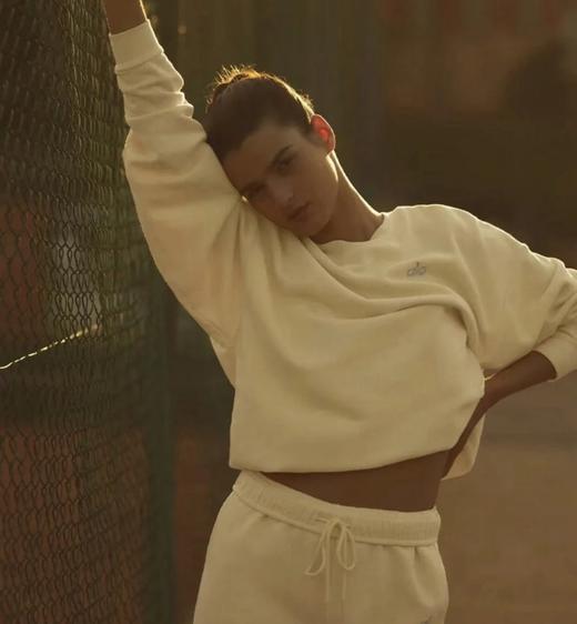 重磅渠道！alo系列  马卡龙美拉德色系  运动套装  连帽/圆领/卫裤 商品图1