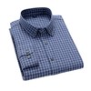 秋新款全棉磨毛格子长袖衬衫男式修身衬衣男士百搭商务休闲寸衫    LSBT-CK123 商品缩略图4