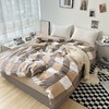 极简爱J.LOVE 2025新款无印风印花水洗棉四件套 床上用品学生宿舍床单 商品缩略图1