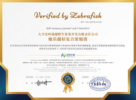 越桔复合浓缩液 100%野生蔓越莓浓缩液 30ML *10袋/盒 商品图3