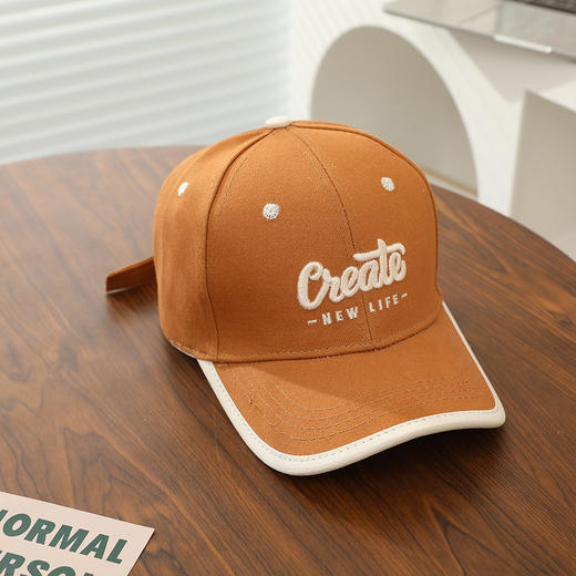 【硬顶设计，时尚洋气，遮阳防晒】刺绣字母儿童棒球帽子 硬顶休闲 遮阳棒球帽 春款洋气时尚棒球帽-QQ 商品图11