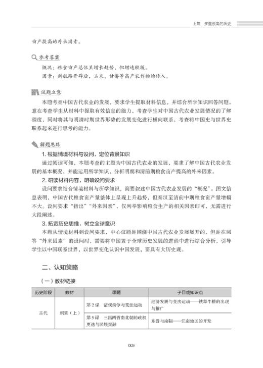 高中历史统编教材专题复习指南    34个学习主题  历史复习    知识结构   中国地图出版社 商品图4