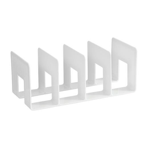 亚克力书立架阅读架书夹桌面书架桌上固定书本收纳神器透明置物架 商品图4