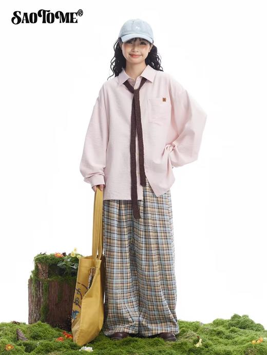 早乙女惠子saotome/STMCS251085/纯色百搭棉质长袖衬衫 商品图2