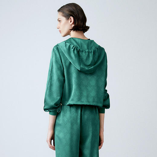 EITIE爱特爱春季新款连帽休闲短款女外套7703414 商品图9