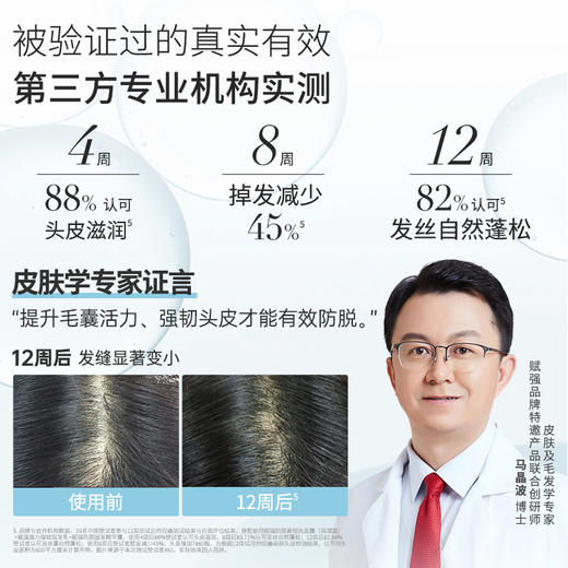 赋强防脱盈韧洗发露450ml（保湿型） 商品图3