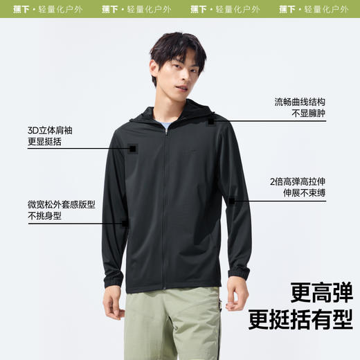【25年新品】蕉下男士凉感防晒衣（常规款）AL936 商品图4