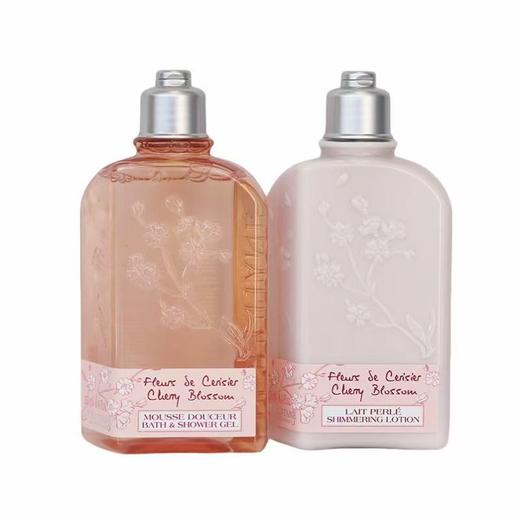 【送礼爆款】【品牌授权】欧舒丹浪漫花香修护套装【合集】 欧舒丹樱花3件套 2件套 白色薰衣草香氛套装 莓莓恋樱香氛套装樱花沐浴露250ml樱花身体乳250ml 樱花护手霜150ml 商品图8