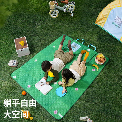 【云优选】TOI图益儿童手提包地垫野餐垫双层收纳包户外折叠便携 商品图6
