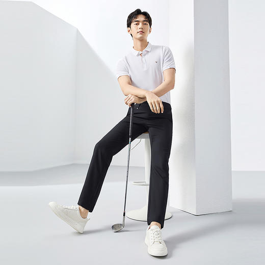 【含莱赛尔】柒牌休闲裤男2025春季新款修身商务通勤上班男款长裤128H73440 商品图3
