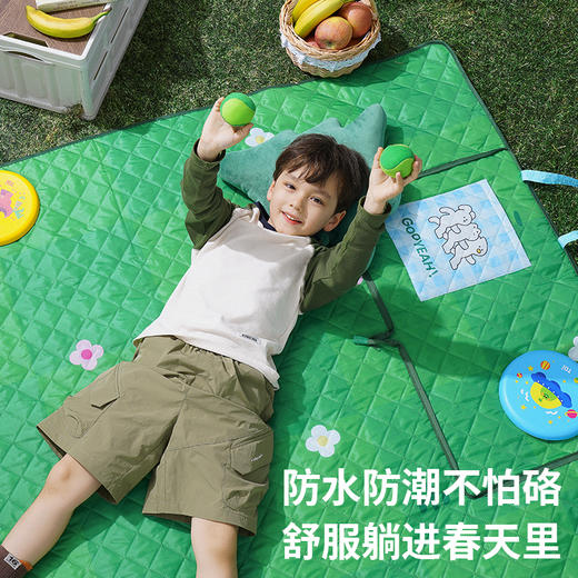 【云优选】TOI图益儿童手提包地垫野餐垫双层收纳包户外折叠便携 商品图3