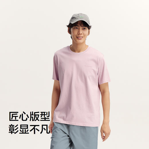 森柔棉|森马短袖T恤男休闲都市通勤风夏装印花大图案上衣圆领时尚 商品图4