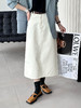 雀说高腰复古牛仔半裙女款直筒a字半身裙AL99053 商品缩略图4