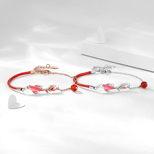 【年年有余|夜光】卡蒂罗/KADER 幸运锦鲤夜光手链  新中式国潮好运时来运转原创设计闺蜜款一对 前程似锦水逆退散 商品图5