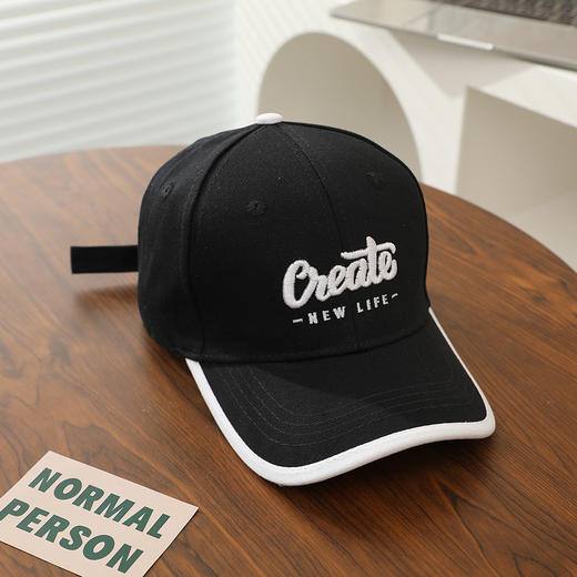 【硬顶设计，时尚洋气，遮阳防晒】刺绣字母儿童棒球帽子 硬顶休闲 遮阳棒球帽 春款洋气时尚棒球帽-QQ 商品图13