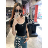 【99元任选2件】微信打折价！2色短款修身显瘦撞色边短袖 商品缩略图2