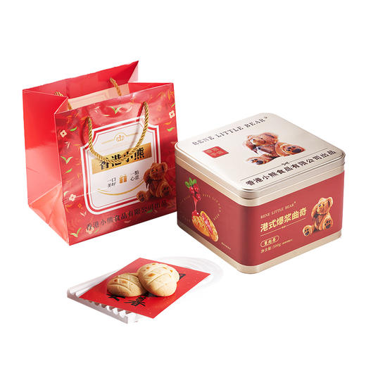 香港小熊  港式爆浆曲奇500g 商品图1