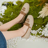 预售10天|Safiya/索菲娅2025小香风拼色懒人一脚蹬套脚编织渔夫鞋SFD1112234 商品缩略图1
