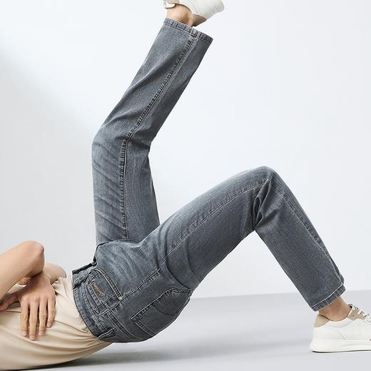 【含莱赛尔】柒牌直筒牛仔裤男2025春季新款休闲百搭男士水洗长裤128H72610 商品图2