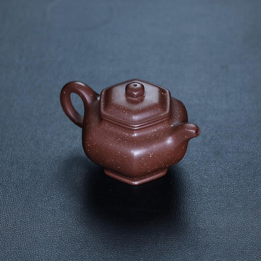 【青山特惠】 精品全手工紫泥六方掇只紫砂壶 220cc 周玉奇【大拍级陶手】 商品图4