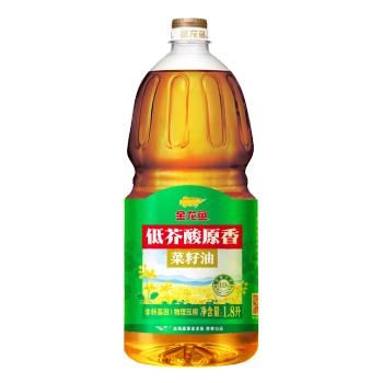金龙鱼低芥酸原香菜籽油/非转/压榨/一级/1.8L 商品图0