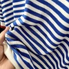 *【显瘦藏肉一绝】板绘法式经典条纹海魂衫 冰爽丝T恤 蓝白相撞永不过时的时髦元素 复古减龄优雅 凉爽又舒适 商品缩略图4