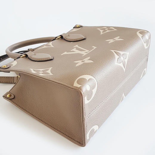 【95新】LV路易威登ONTHEGOM45779小号大象灰全皮款ON THE GO单肩手提包女士现售价：17000！200125AI18 商品图6