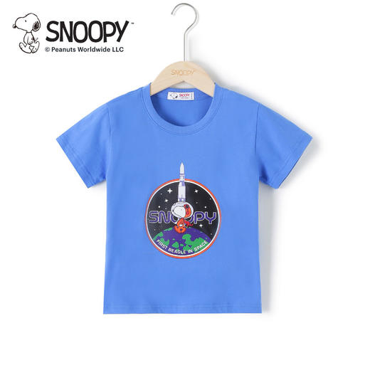 【特价清仓59.9/3件】SNOOPY史努比童装儿童短袖T恤夏季男女童时尚纯棉上衣110-150cm 商品图5