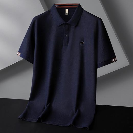 【棉质】【DG】大依优型加肥加大码短袖POLO衫体恤夏季翻领打底衫胖子宽松休闲棉质上衣男士 商品图0