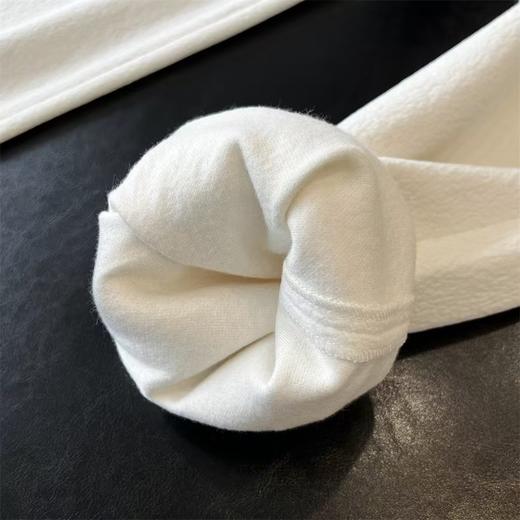 升级2.0春秋新款肌理感超遮肉松紧腰含羊毛蚕丝直筒裤 商品图13