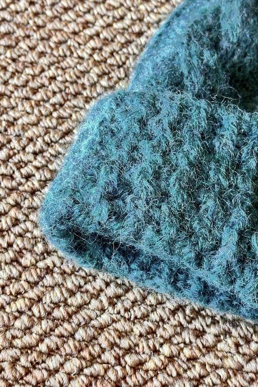 Say Something 冬季保暖麻花针织绿色帽子 21265 商品图4