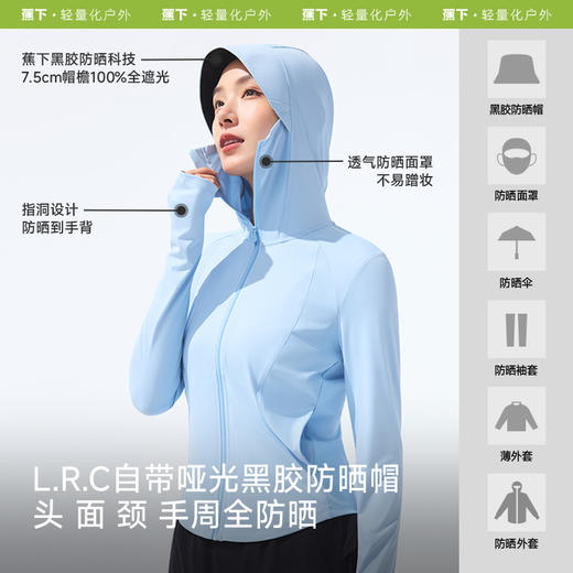 【25年新品】蕉下女士凉感防晒衣（修身款、立领）AL819 商品图3