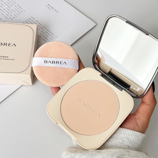 【芭贝拉 绒雾定焦粉饼】无痕定妆 隐匿毛孔 打造干净透亮妆面 不易脱妆 清透提亮 定妆补妆 高光一盘就行 商品图13