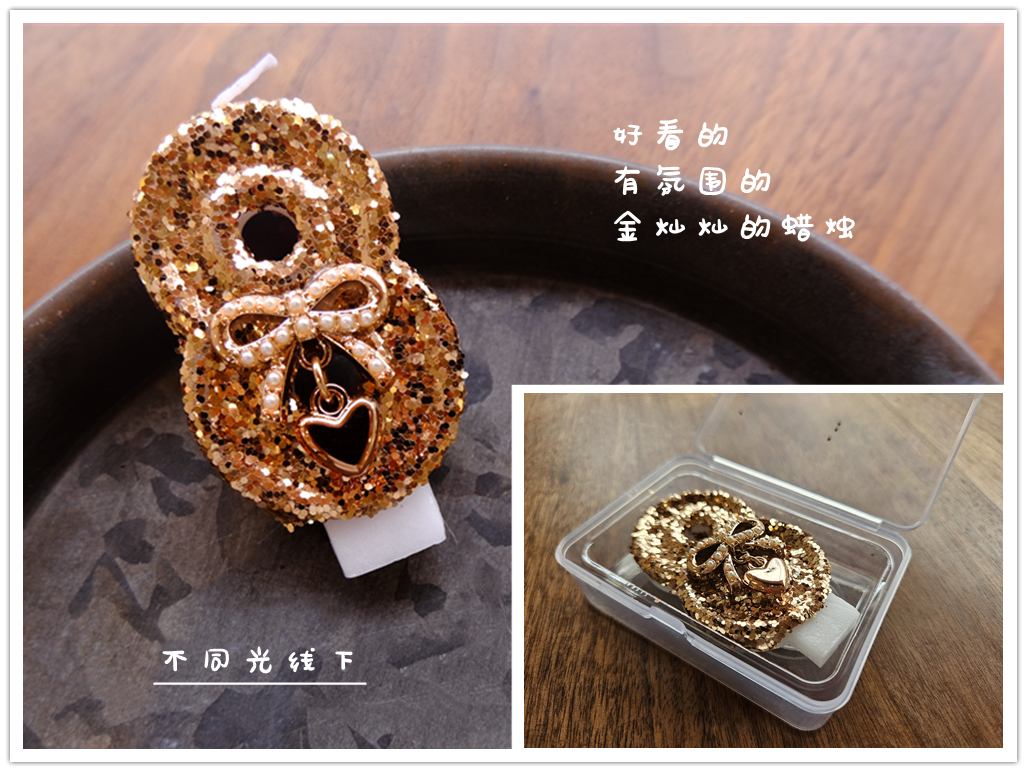 漂亮的数字蜡烛