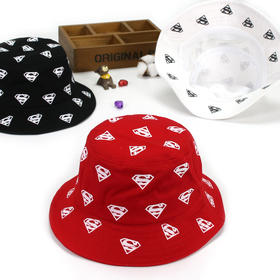 【多款印花选择，时尚平顶设计】印花盆帽 春季新款 儿童帽子 平顶渔夫帽童帽 多款可选-QQ