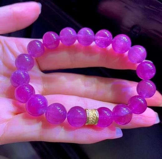 10mm-11mm单圈紫碧玺手链 商品图3