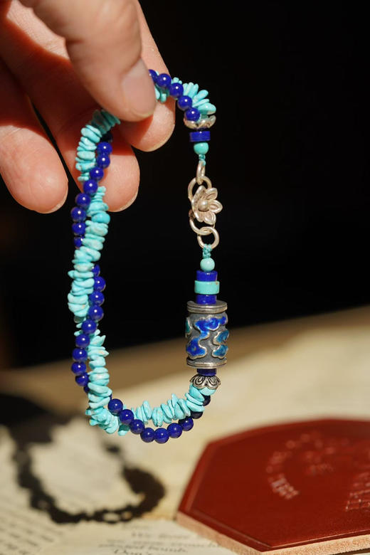 民族民族｜绿松青金手链 商品图7