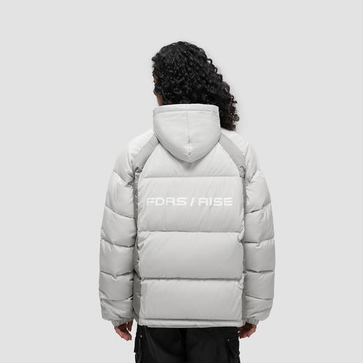 FDR 国潮美式拼接连帽棉衣棉服男女秋冬季加厚情侣宽松面包服外套 商品图1