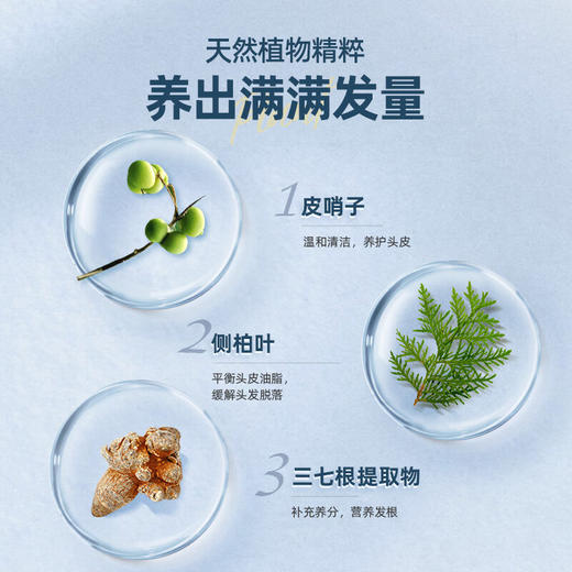 【官方正品】云南白药养元青洗发水500ml经典大瓶装去屑防脱控油强韧健发 商品图5