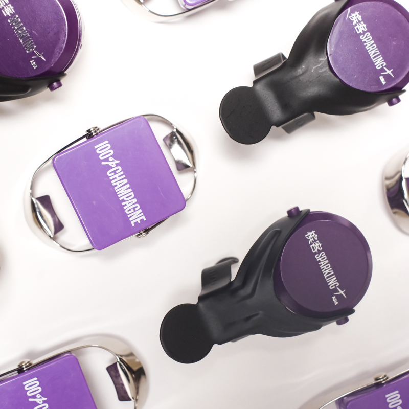 【槟客周边】全新香槟酒塞*紫色圆形*紫色方形*经典白色槟°