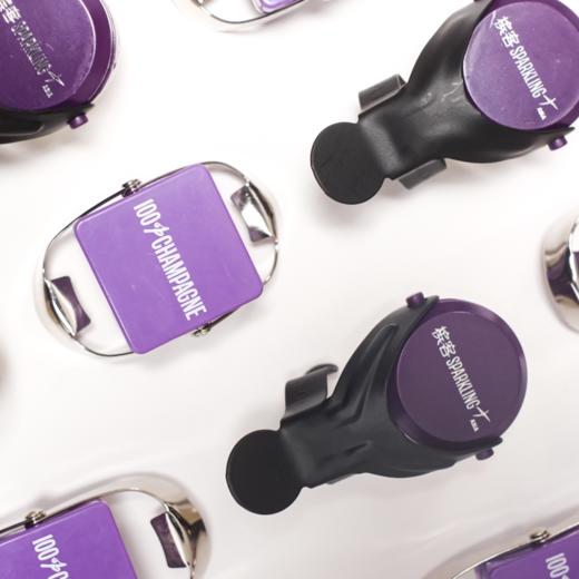 【槟客周边】全新香槟酒塞*紫色圆形*紫色方形*经典白色槟° 商品图0