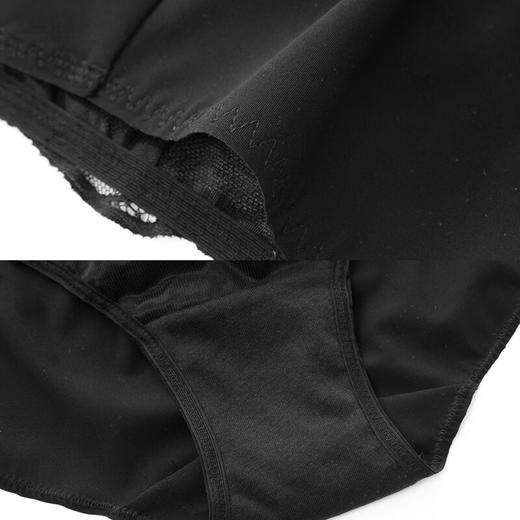 【3F】Comfit夏季薄款内裤女薄款高腰蕾丝透气大码包臀三角内裤C200186 商品图2