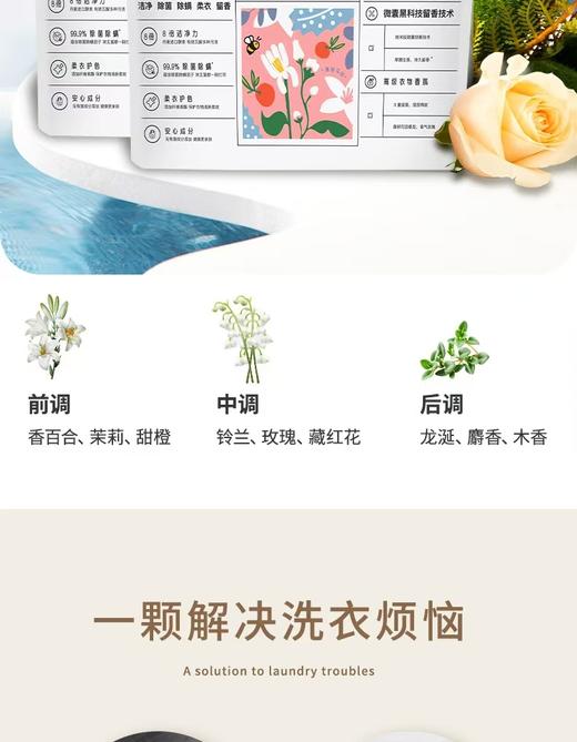 【Aimer爱慕】B4F |  爱慕健康摇摇小旋风香氛洗衣凝珠20颗 商品图1