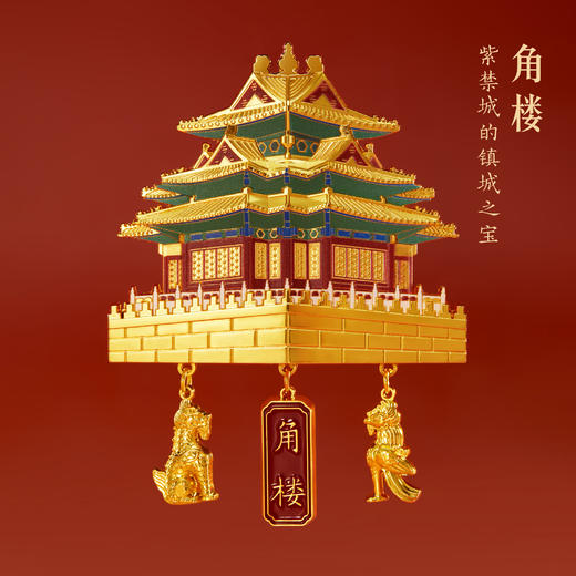 【故宫冰箱贴】神武门角楼建筑立体冰箱贴博物馆文创生日礼物伴手礼 商品图2