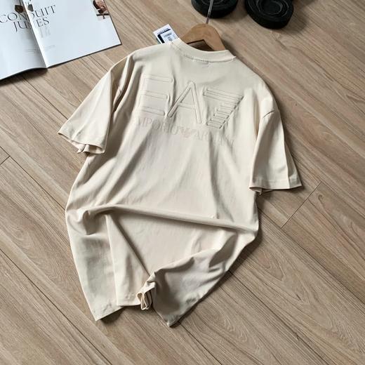 小鹰 EA7 2025男女同款情侣全棉廓形健身训练T恤是一款兼具时尚与功能性的运动服饰 商品图8