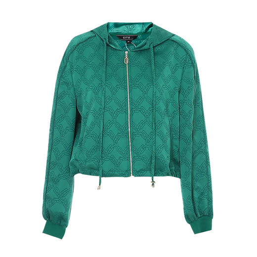 EITIE爱特爱春季新款连帽休闲短款女外套7703414 商品图10