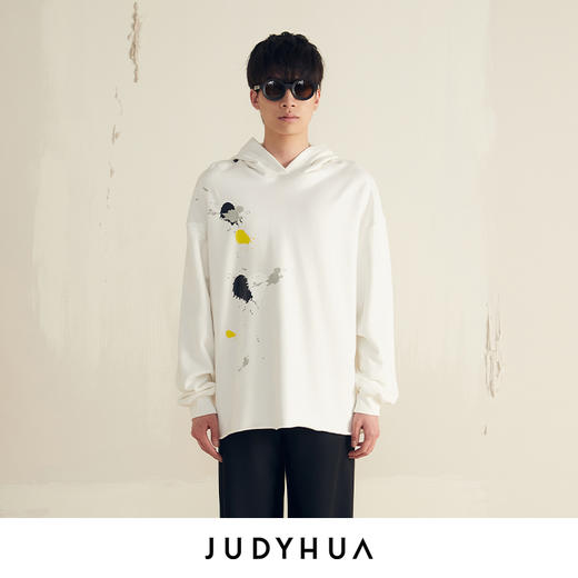 JUDYHUA 艺术家系列丙烯飞溅卫衣 商品图0