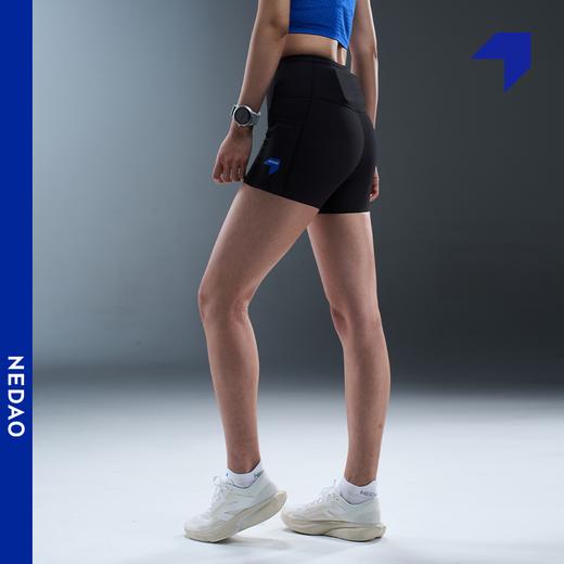 NEDAO内道汗隐痕条纹紧身半弹春夏新款女士运动训练一分跑步短裤 商品图4