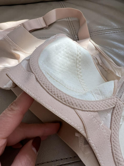 220-5大胸福利 春夏舒适稳定文胸 大胸显小 背心款四排扣内衣文胸 号很足 商品图8